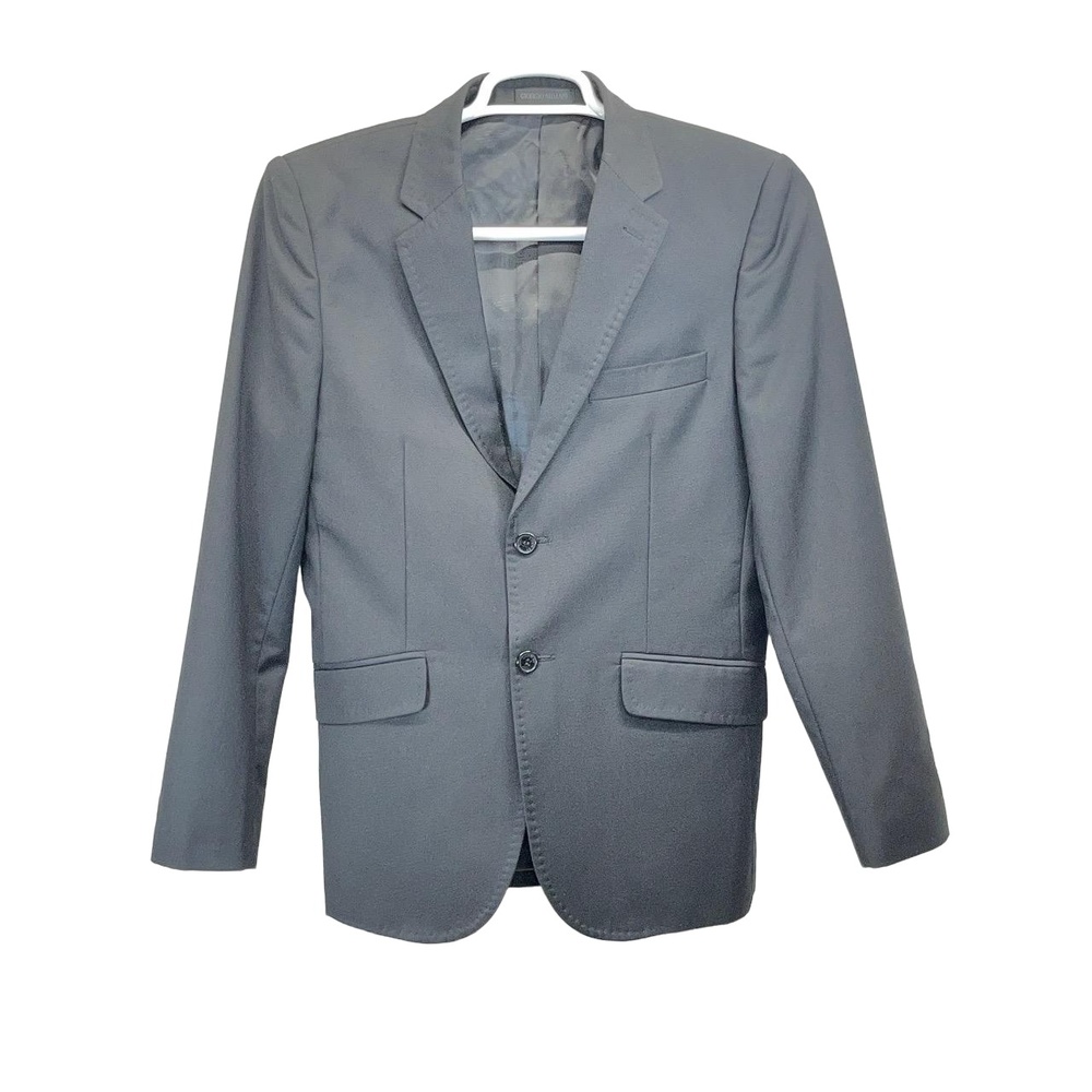 Vintage Giorgio Armani Men's Black‎ 100% Wool 2 Button Blazer Size 46